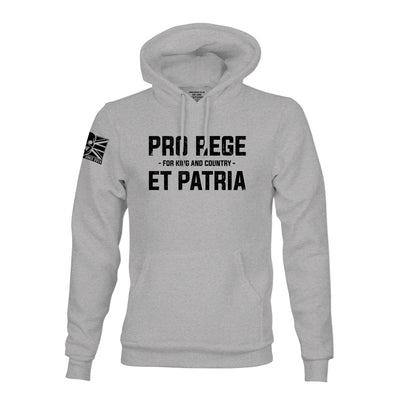 PRO REGE ET PATRIA (1ST THE QUEEN'S DRAGOON GUARDS) HOODIE - Force Wear HQ - HOODIES