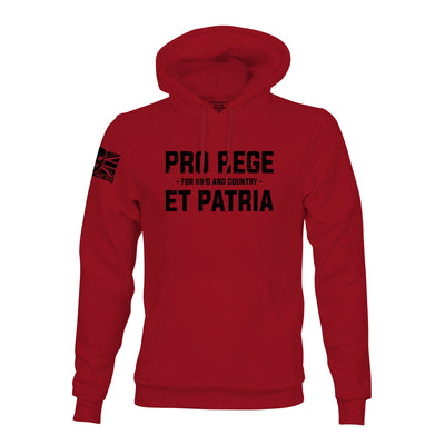 PRO REGE ET PATRIA (1ST THE QUEEN'S DRAGOON GUARDS) HOODIE - Force Wear HQ - HOODIES