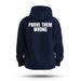 PROVE THEM WRONG WHITE INK TAG & BACK HOODIE