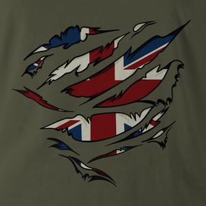 RIPPED UNION JACK FLAG