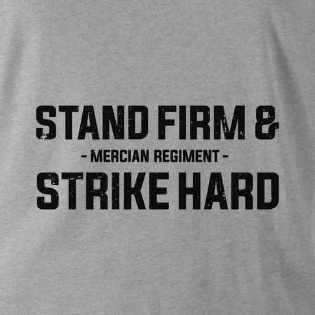 STAND FIRM AND STRIKE HARD (MERCIAN REGIMENT) HOODIE