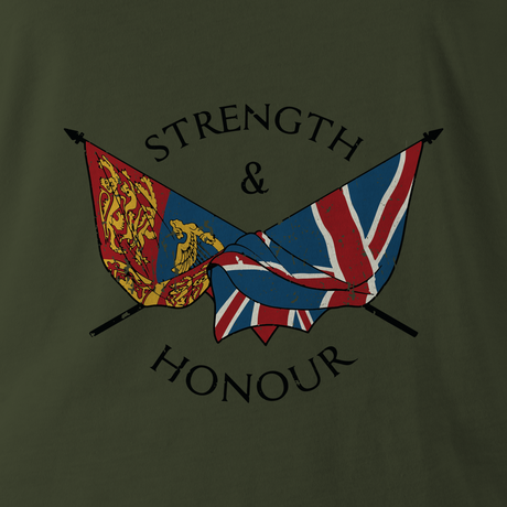 STRENGTH AND HONOUR FLAGS HOODIE