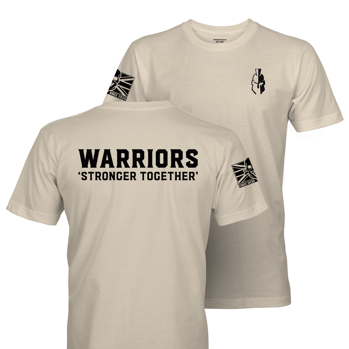 WARRIORS MOTTO TAG AND BACK