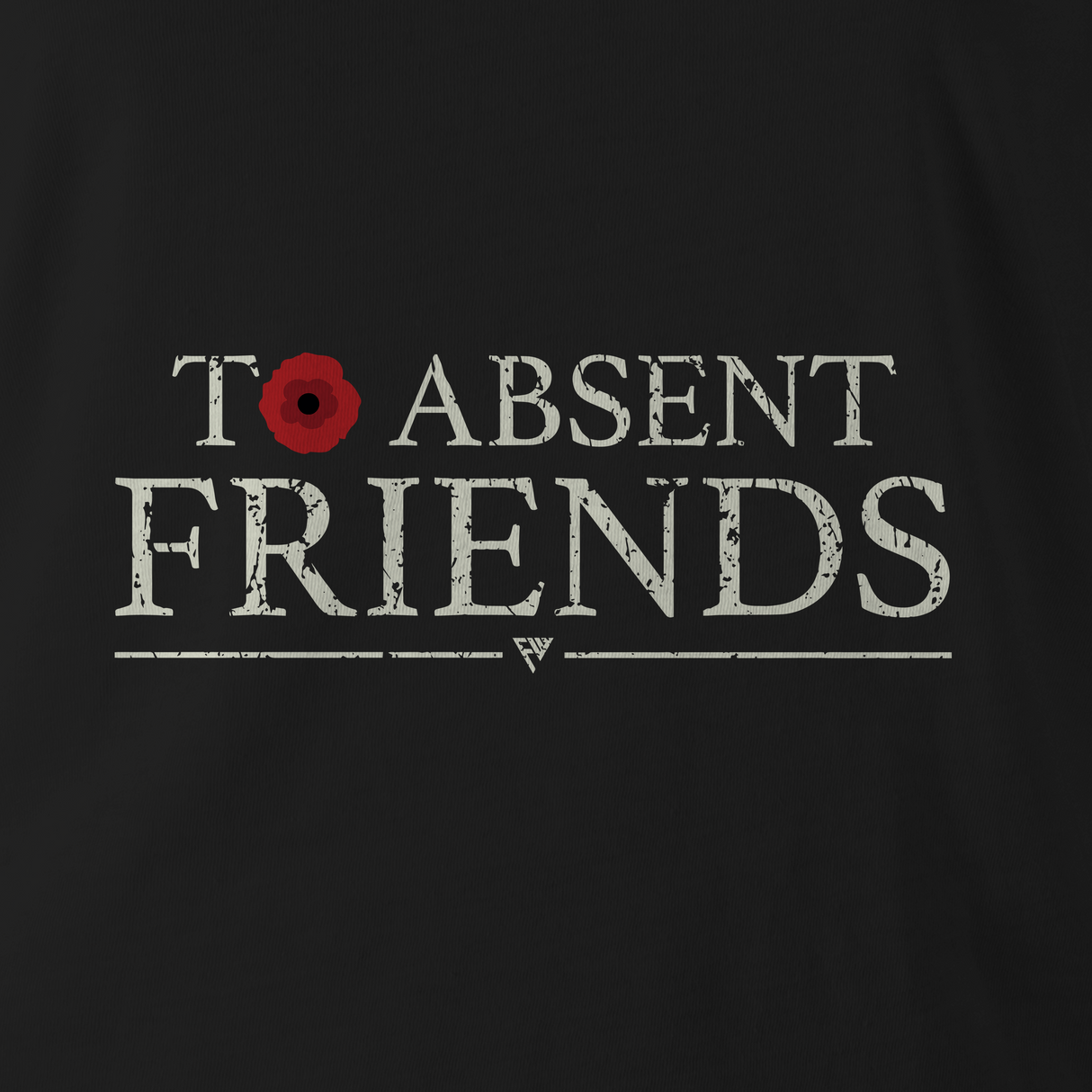 TO ABSENT FRIENDS V2 "BONE" TAG ZIPPIE