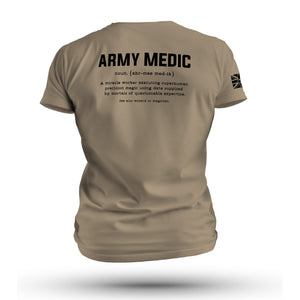 ARMY MEDIC TAG & BACK