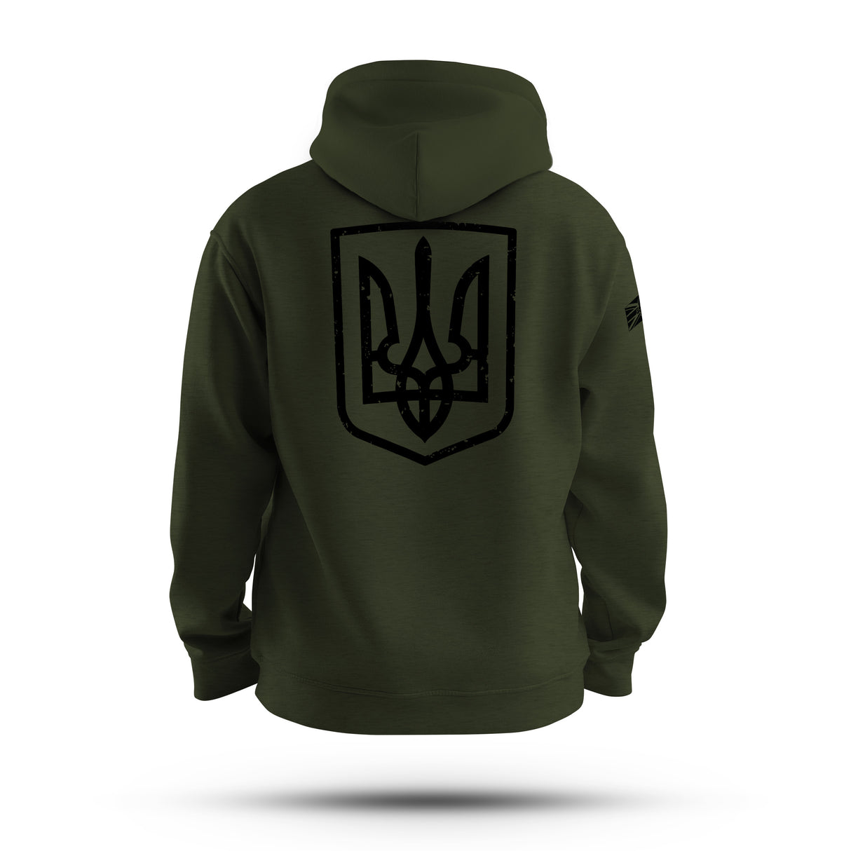 UKRAINE SHIELD TAG & BACK HOODIE