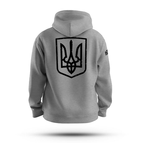 UKRAINE SHIELD TAG & BACK HOODIE