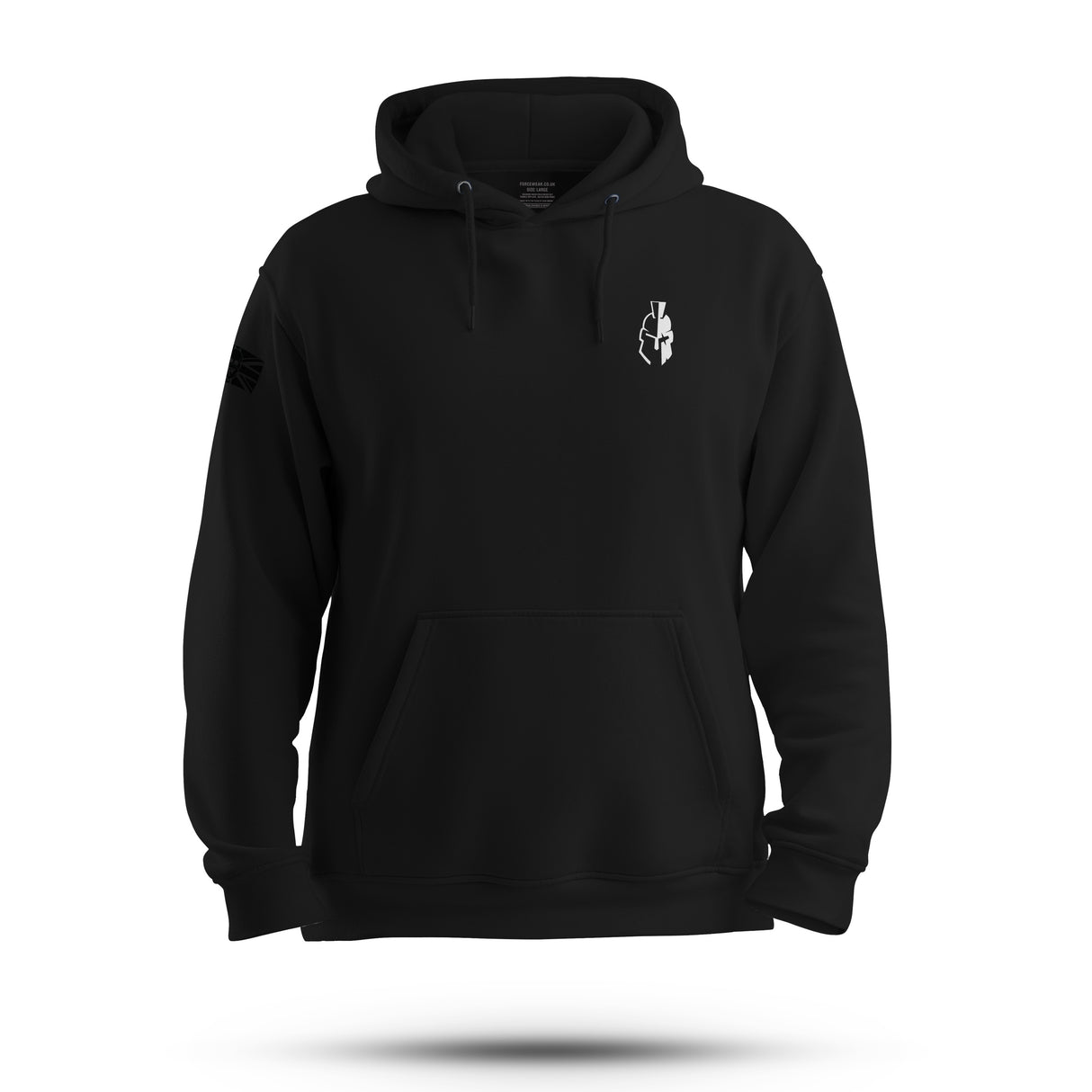 WARRIORS WHT HELMET HOODIE