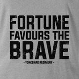 YORKSHIRE REGIMENT MOTTO (FORTUNE FAVOURS THE BRAVE) HOODIE