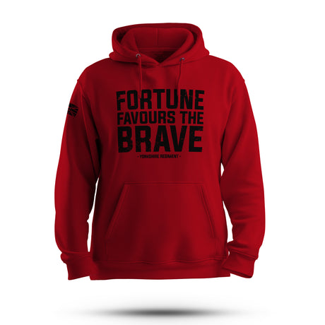 YORKSHIRE REGIMENT MOTTO (FORTUNE FAVOURS THE BRAVE) HOODIE