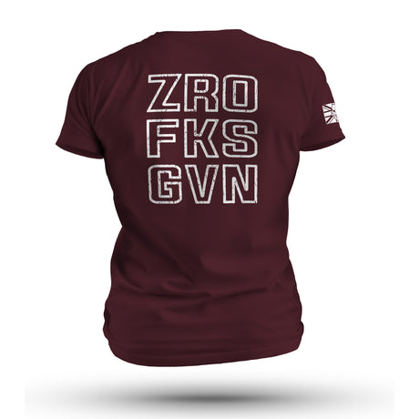 ZRO FKS GVN WHT TAG & BACK