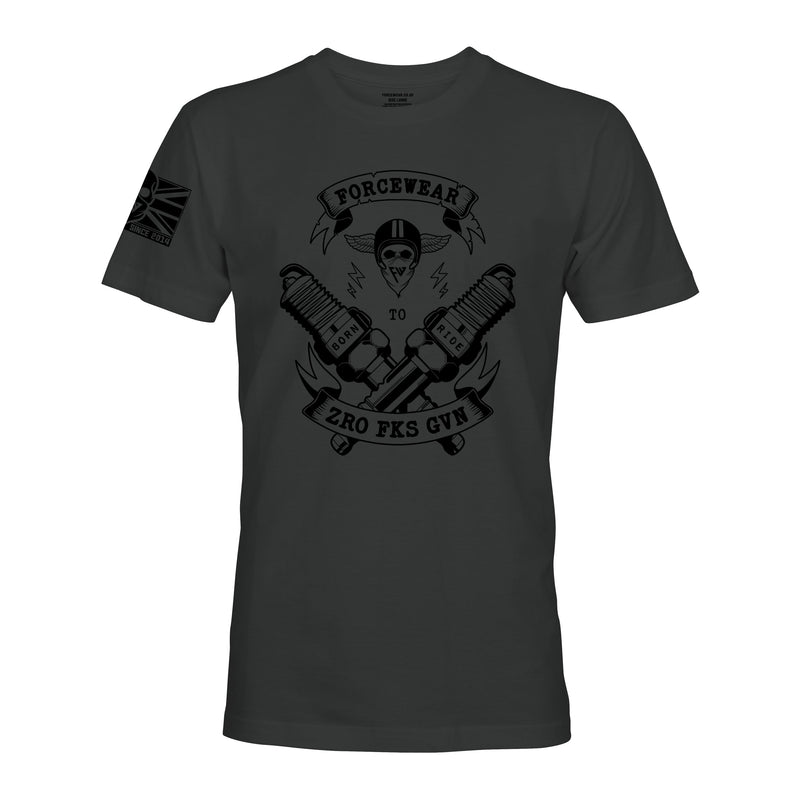 BORN TO RIDE - Force Wear HQ - T-SHIRTS