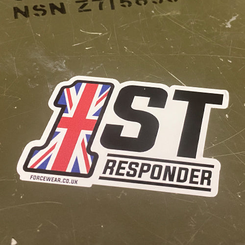 1st RESPONDER STICKER 134 - Force Wear HQ