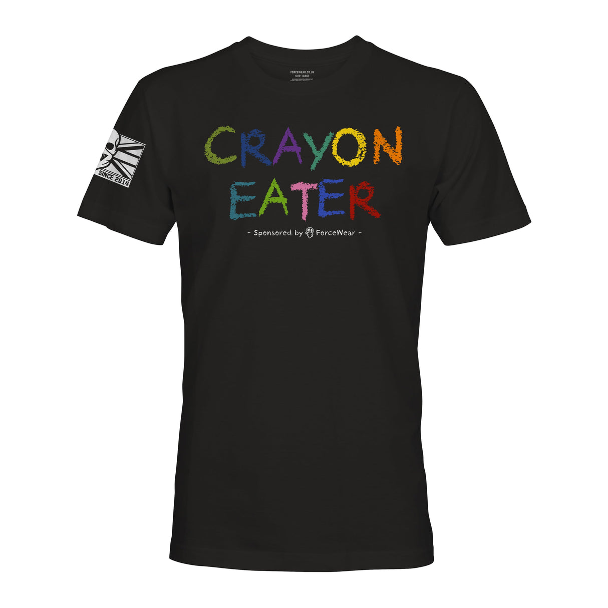 CRAYON EATER BLK - Force Wear HQ - T-SHIRTS