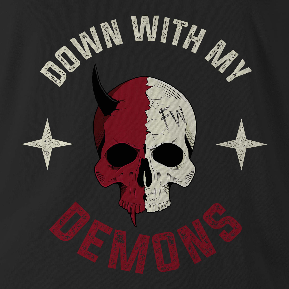DOWN WITH MY DEMONS HOODIE - Force Wear HQ