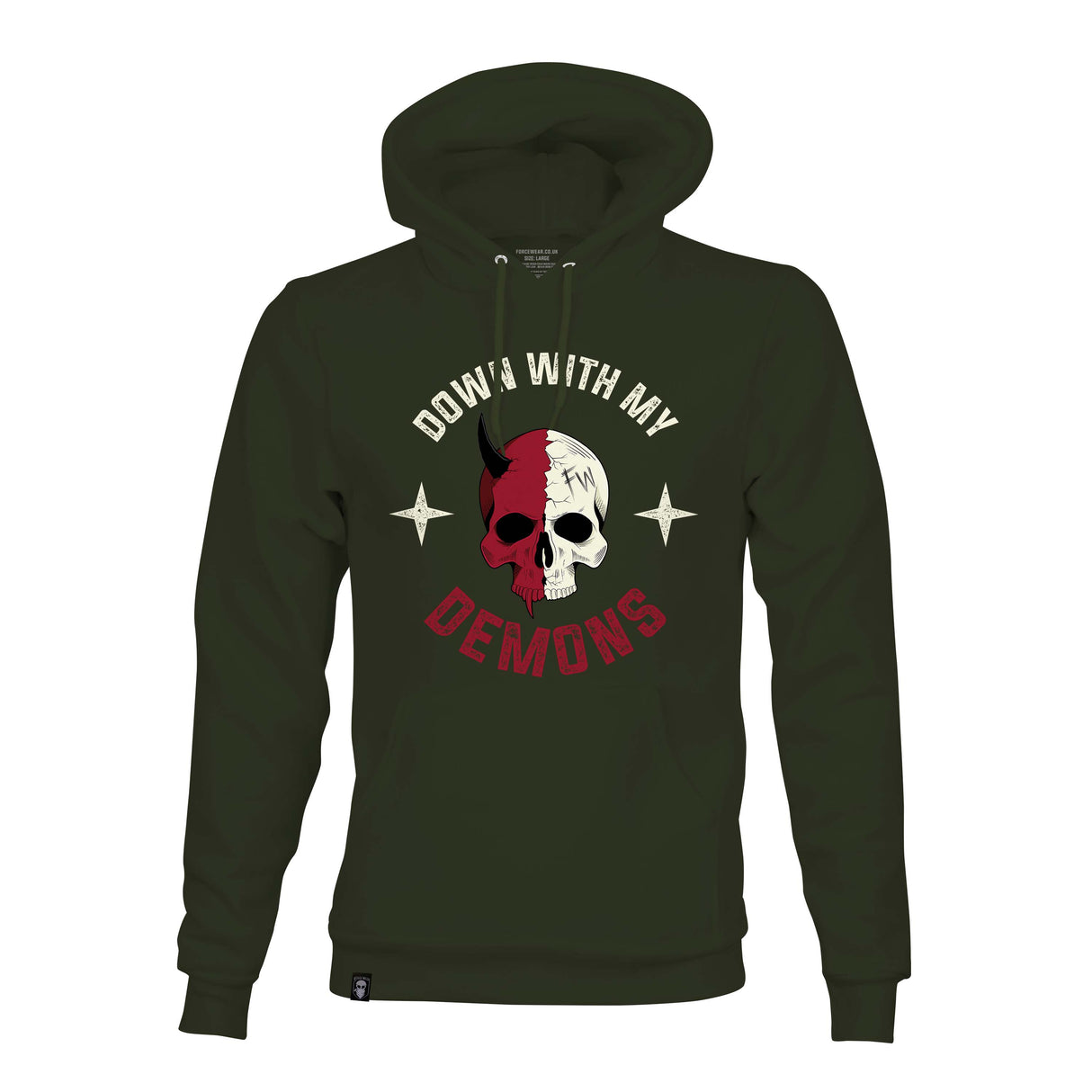 DOWN WITH MY DEMONS HOODIE - Force Wear HQ