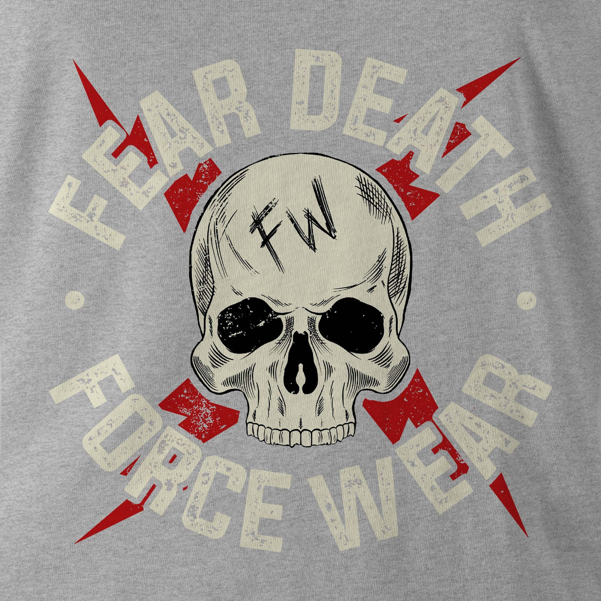 FEAR DEATH SKULL HOODIE - Force Wear HQ
