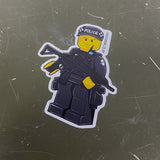 FW MINIFIG POLICE STICKER 234 - Force Wear HQ