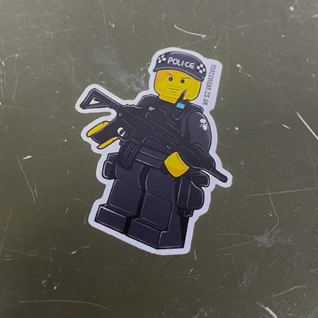 FW MINIFIG POLICE STICKER 234 - Force Wear HQ