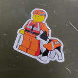 FW MINIFIG SAR STICKER 230 - Force Wear HQ
