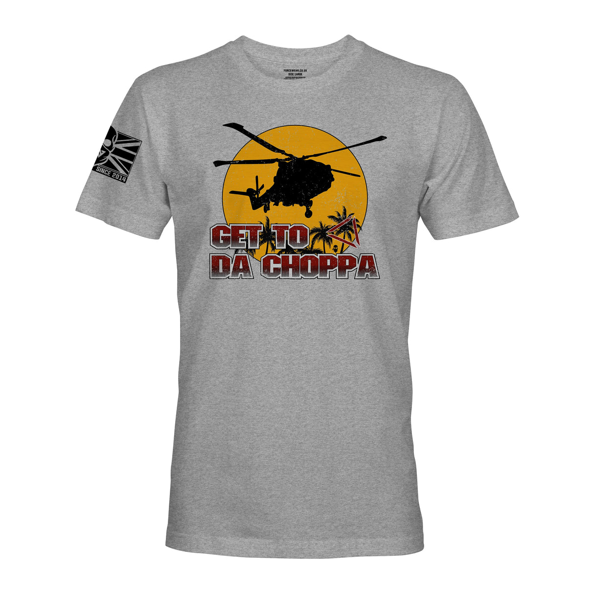 GET TO DA CHOPPA (PREDATOR) - Force Wear HQ - T-SHIRTS