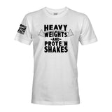 HEAVY WEIGHTS AND PROTEIN SHAKES MK2 - Force Wear HQ - T-SHIRTS