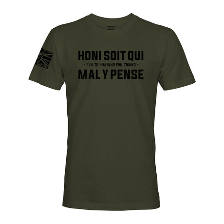 HONI SOIT QUI MAL Y PENSE - Force Wear HQ - T-SHIRTS