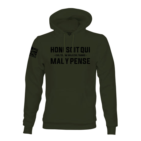 HONI SOIT QUI MAL Y PENSE HOODIE - Force Wear HQ - HOODIES