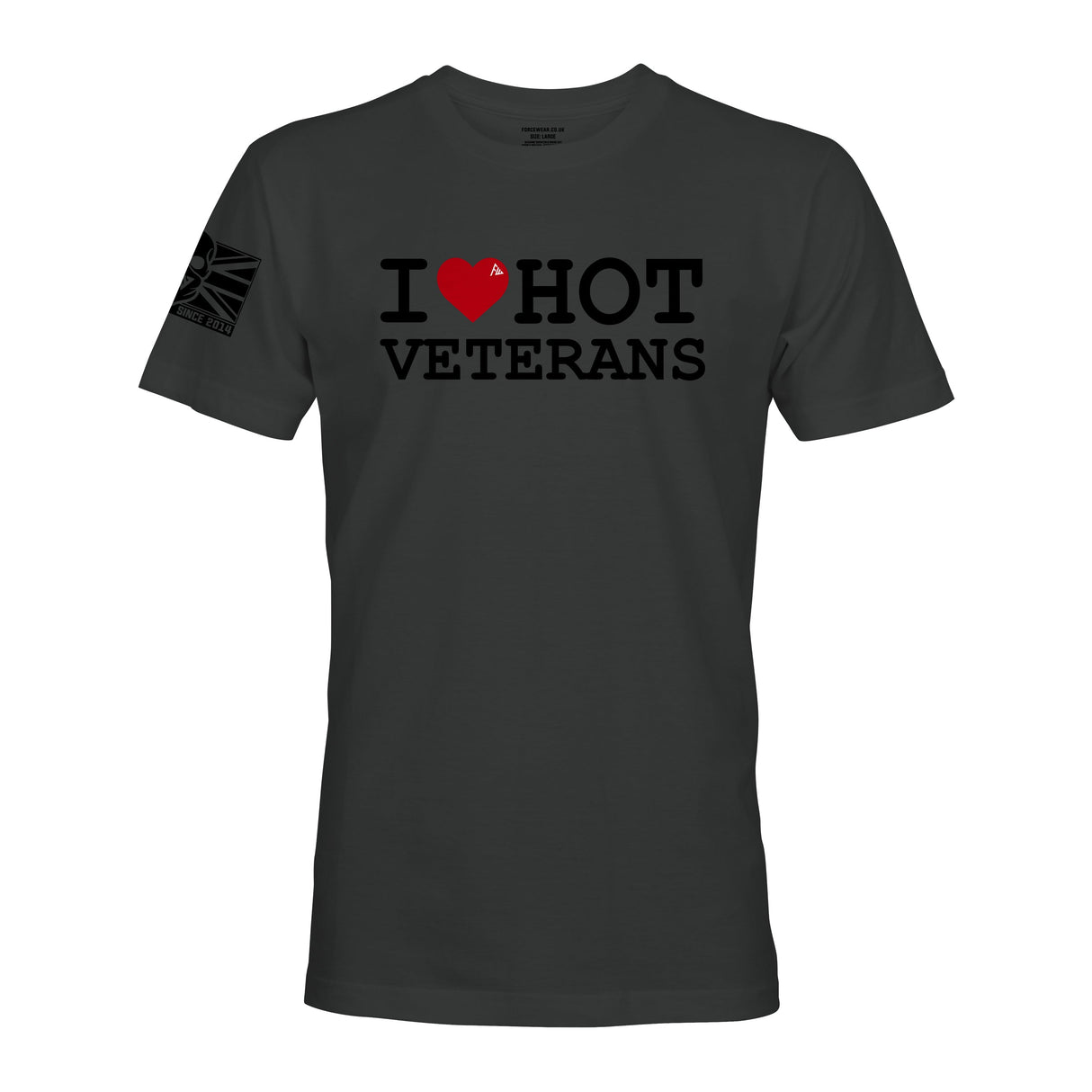 I LOVE HOT VETERANS - Force Wear HQ - T-SHIRTS