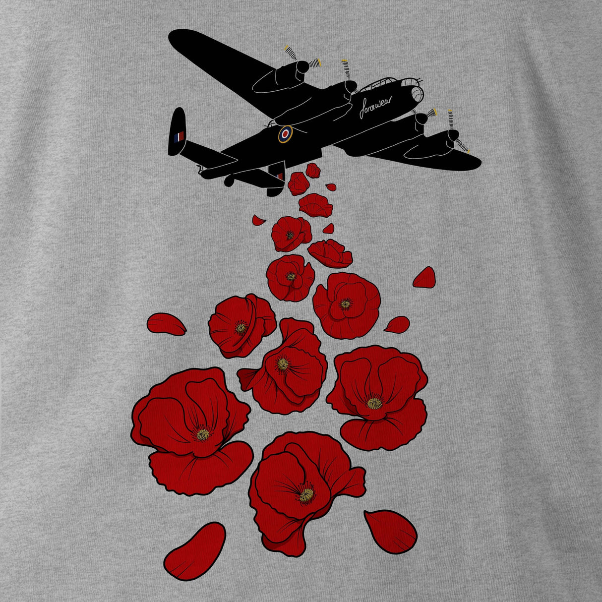 LANCASTER AND POPPIES SWEAT - Force Wear HQ
