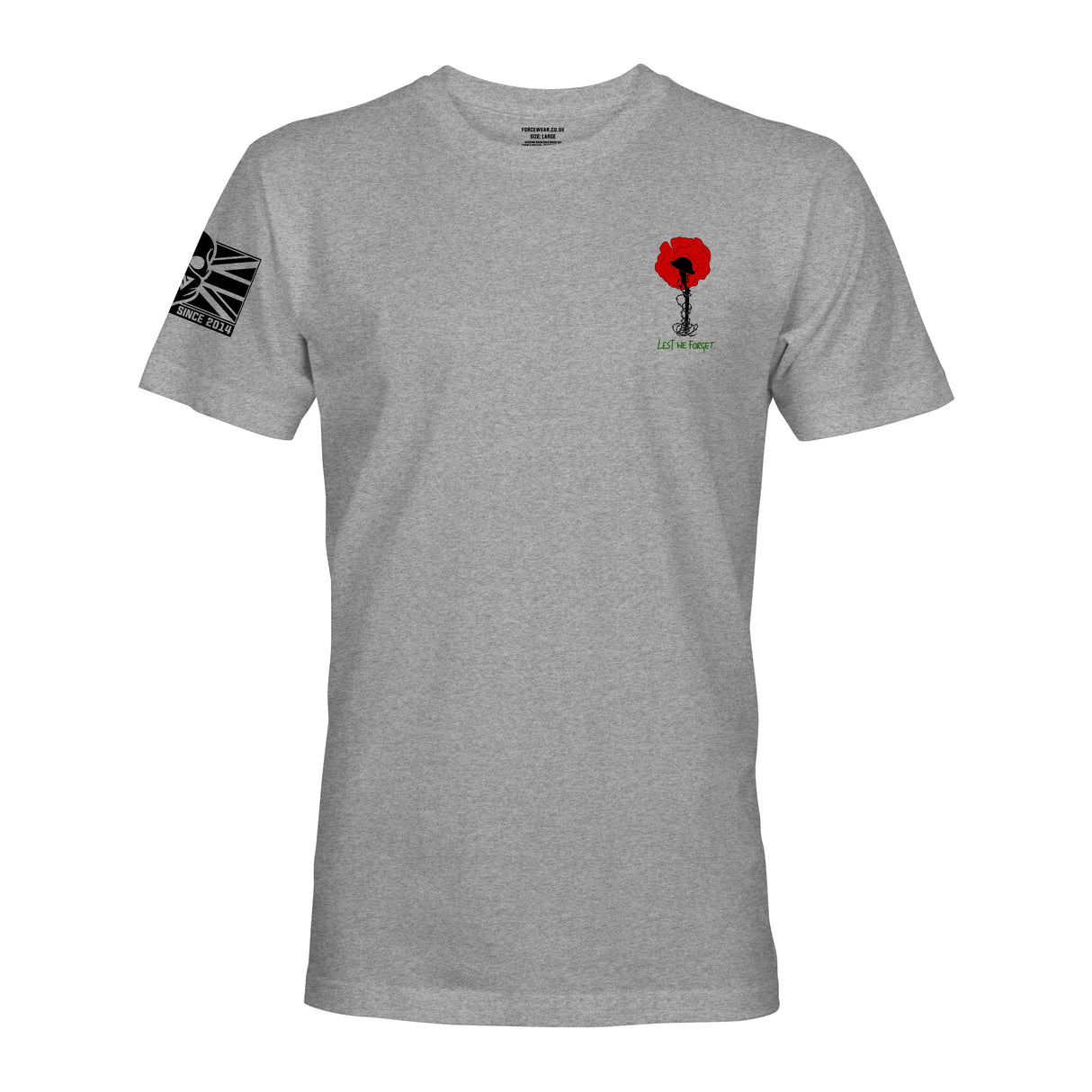 LEST WE FORGET MEMORIAL T-SHIRT - Force Wear HQ - T-SHIRTS