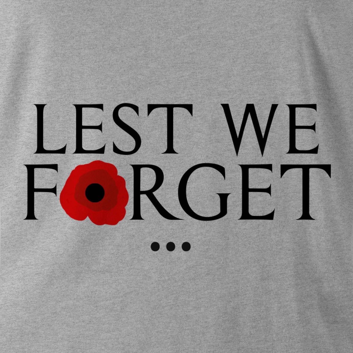 LEST WE FORGET TAG SWEAT - Force Wear HQ