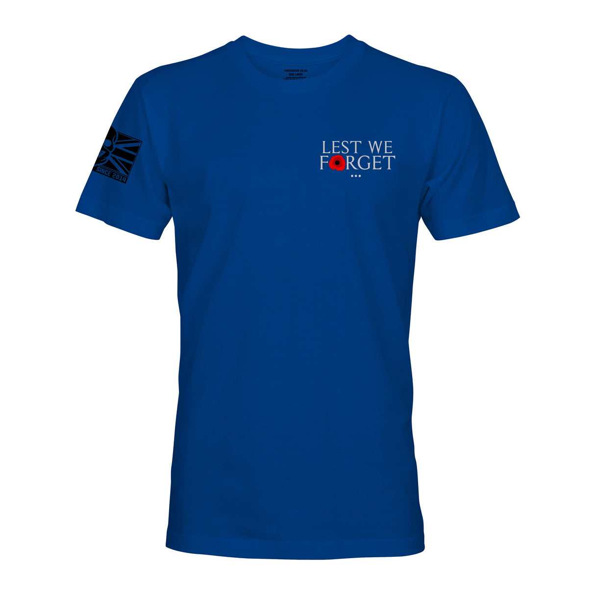 LEST WE FORGET TAG WHT INK - Force Wear HQ - T-SHIRTS
