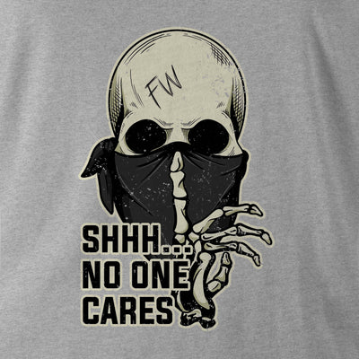 NO ONE CARES TAG AND BACK HOODIE - Force Wear HQ