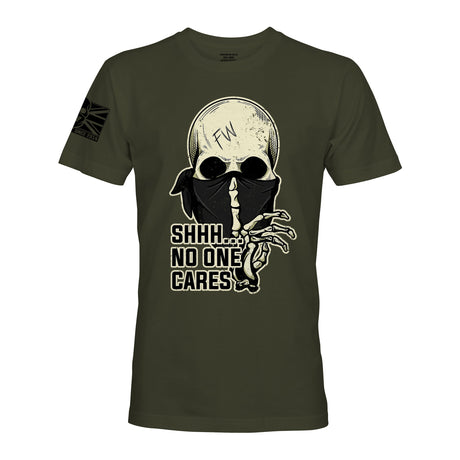 NO ONE CARES - Force Wear HQ - T-SHIRTS