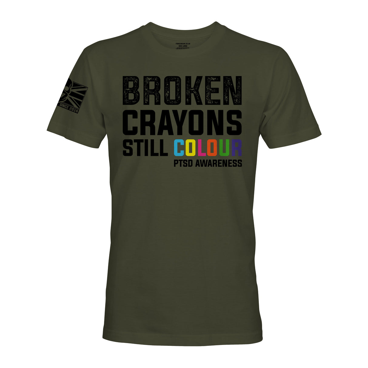 PTSD BROKEN CRAYONS - Force Wear HQ - T-SHIRTS