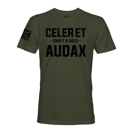 CELER ET AUDAX (ROYAL GREEN JACKETS) - Force Wear HQ - T-SHIRTS