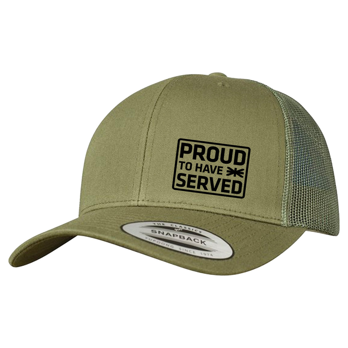 PROUD TO HAVE SERVED SNAPBACK BASEBALL CAP - Force Wear HQ - BASEBALL CAP
