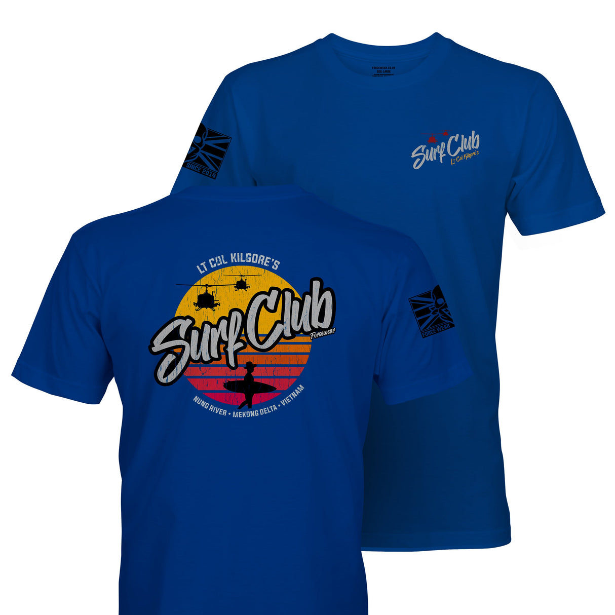 SURF CLUB TAG AND BACK - Force Wear HQ - T-SHIRTS