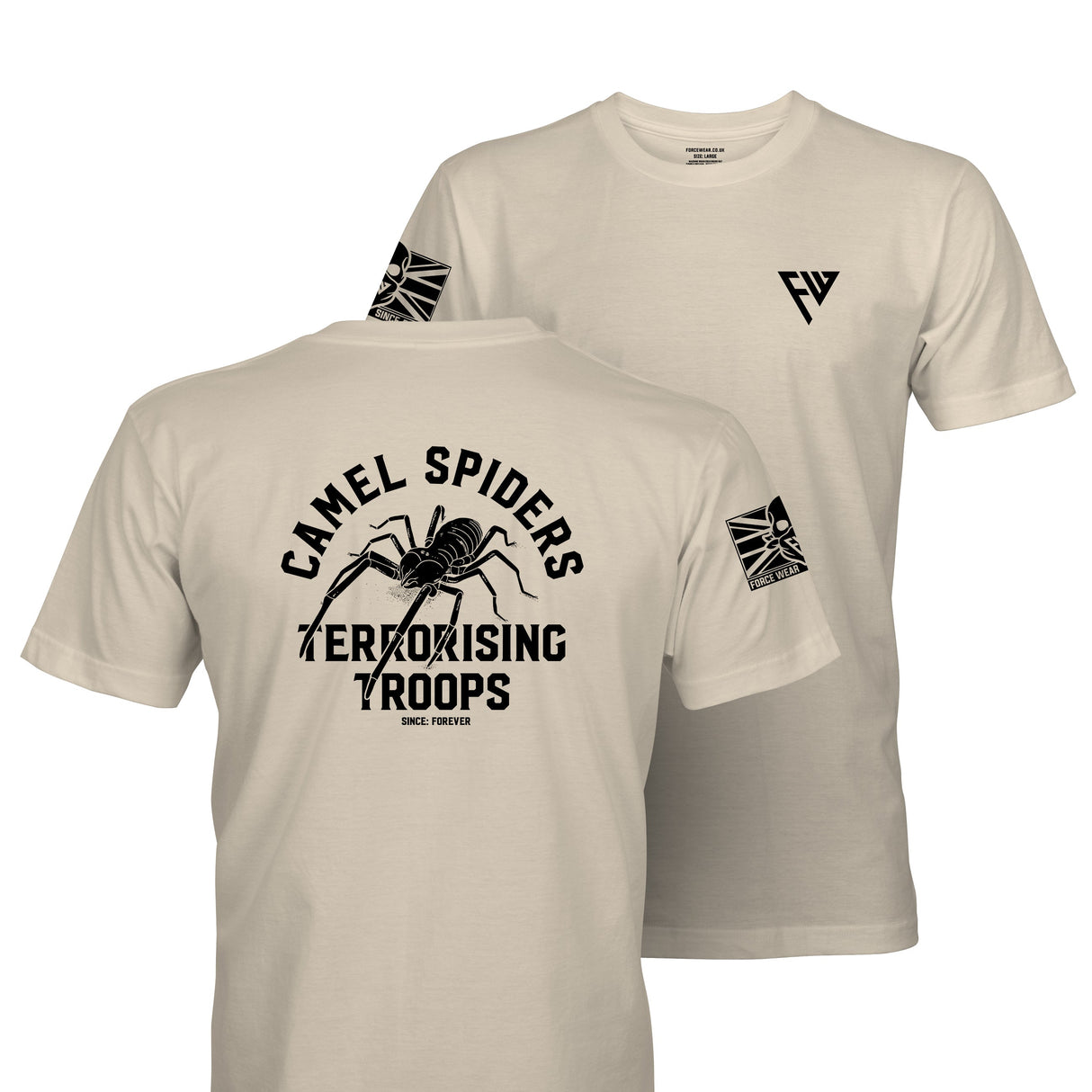 THE CAMEL SPIDER TAG & BACK - Force Wear HQ - T-SHIRTS