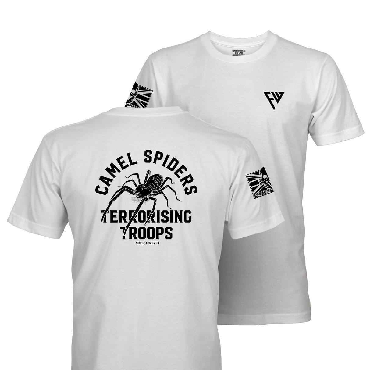 THE CAMEL SPIDER TAG & BACK - Force Wear HQ - T-SHIRTS