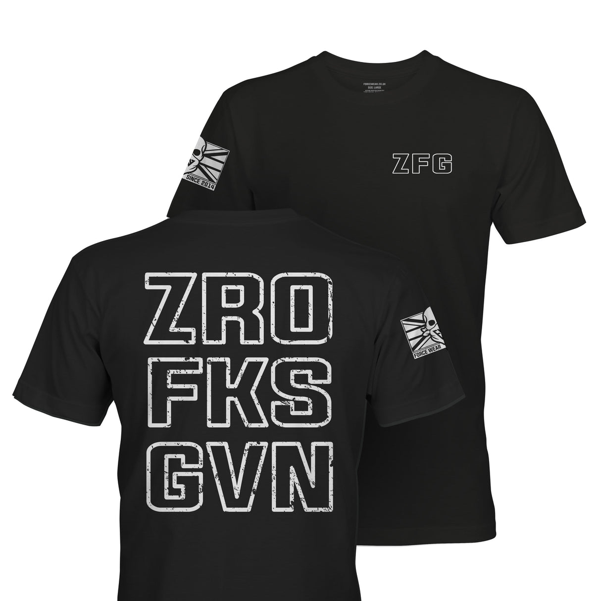 ZRO FKS GVN WHT INK ED - Force Wear HQ - T-SHIRTS