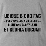 UBIQUE & QUO FAS ET GLORIA DUCUNT (ROYAL ENGINEERS) - Force Wear HQ - T-SHIRTS