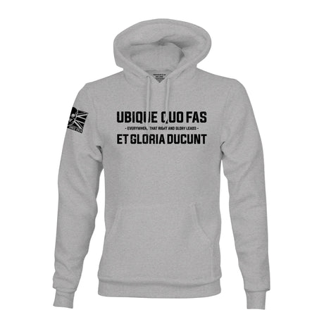 UBIQUE QUO FAS ET GLORIA DUCUNT (ROYAL ARTILLERY) HOODIE - Force Wear HQ - HOODIES