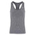 WOMENS SEAMLESS VEST TOP CHARCOAL - Force Wear HQ