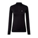 WOMENS SEAMLESS 1/4 ZIP TOP BLACK - Force Wear HQ