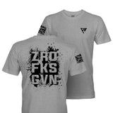 ZFG BLACK SPRAY TAG & BACK - Force Wear HQ - T-SHIRTS
