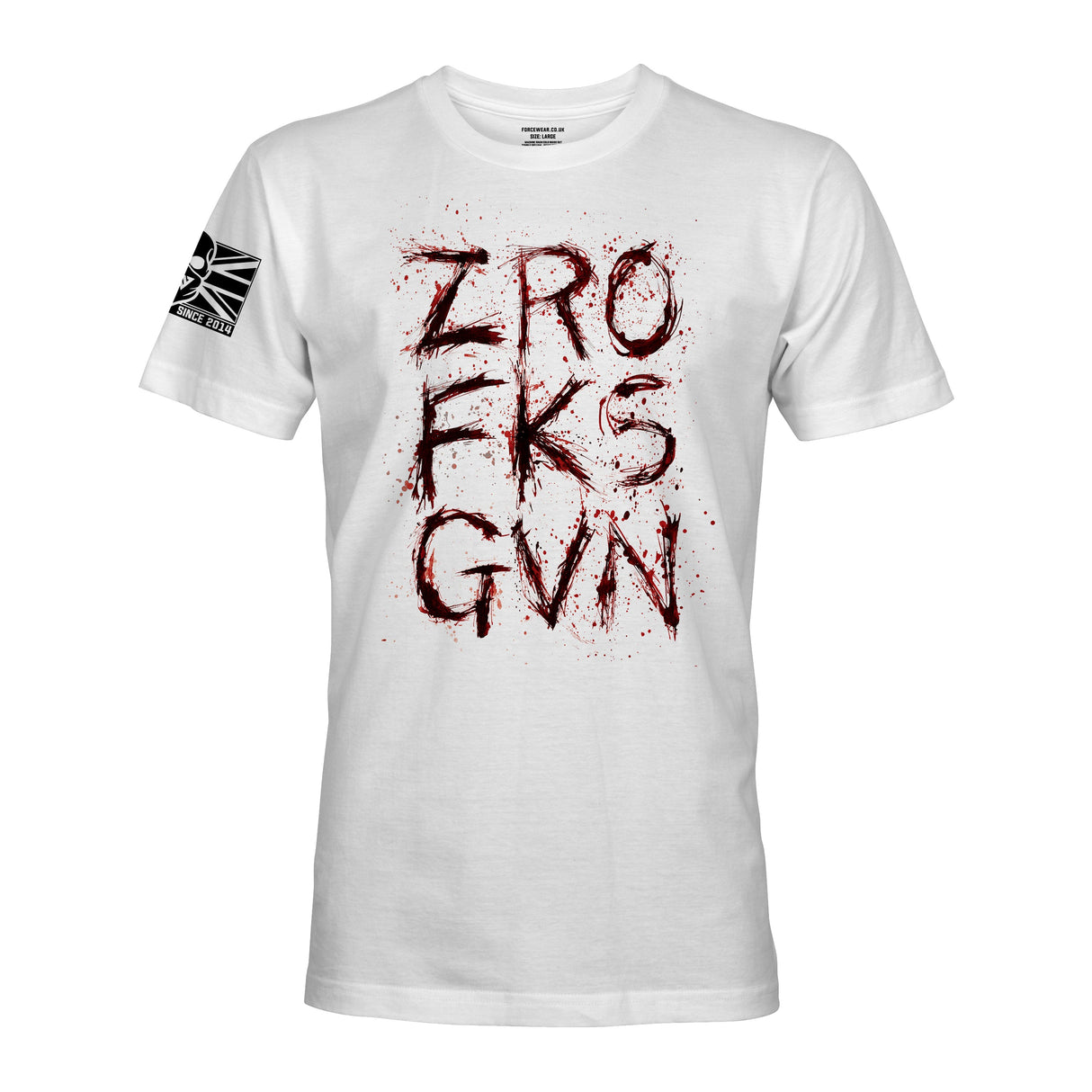 ZRO FKS GVN BLOOD - Force Wear HQ - T-SHIRTS