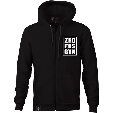 ZRO FKS GVN WHITE STAMP ZIPPIE - Force Wear HQ