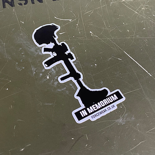 AR MILL CROSS STICKER 206 - Force Wear HQ